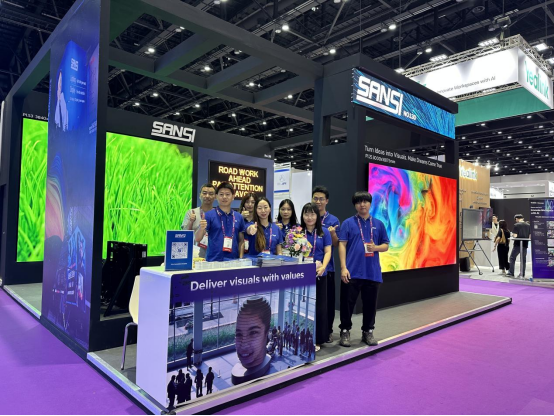 Image of At InfoComm Asia 2024 Sansi LED Delivering Visuals with Values by Its Smart LED Display Solutions in Commercial and Traffic Fields.