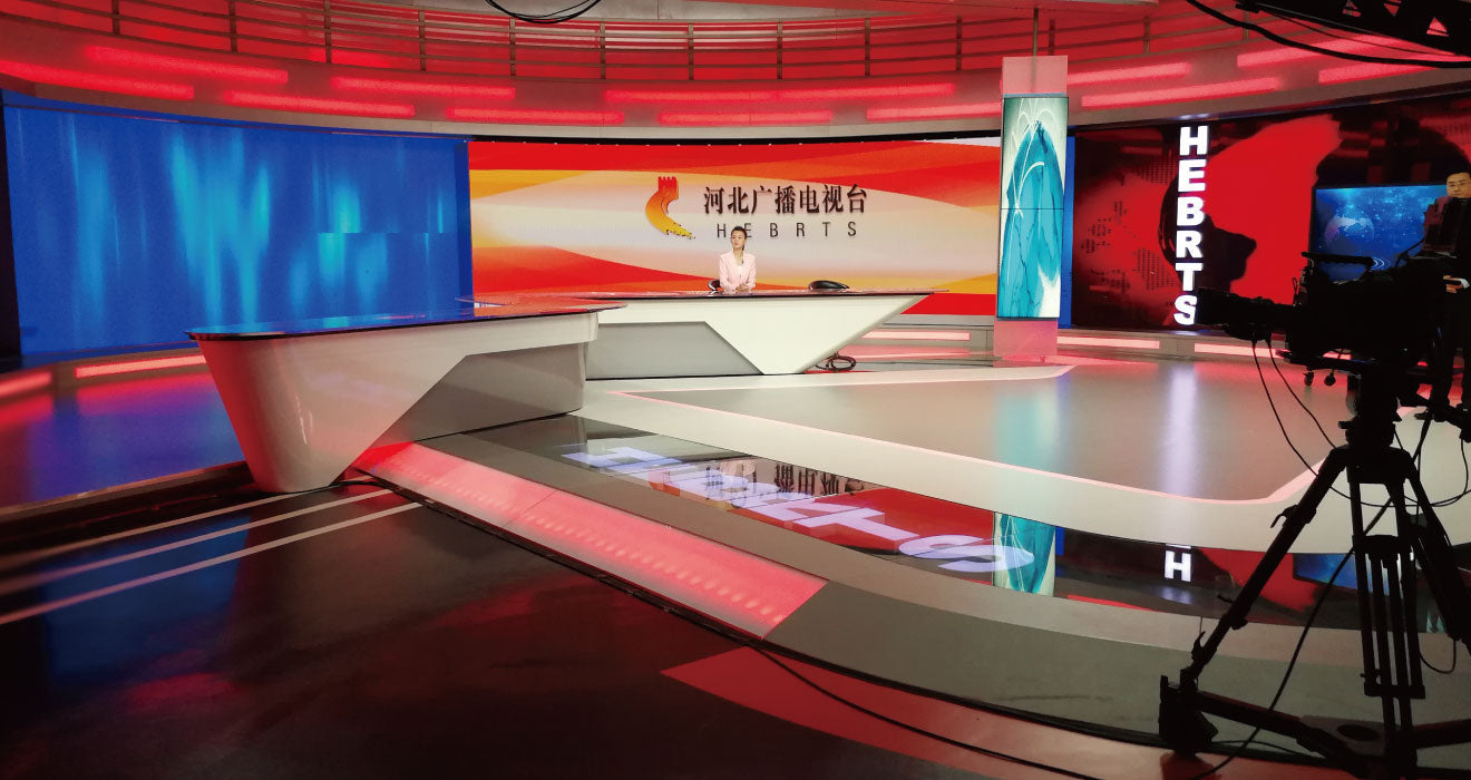 Image of What kind of LED display system should be chosen for the radio and television studio?