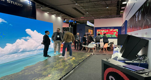 Image of Sansi KS Series Floor Tile Display Debut at ISE2023