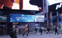 Image of Shop Window Advertising Under LED Technology