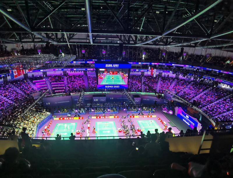 Image of Focus on Suzhou Olympic Sports Center | Sansi LED Display Technology Ignites 2023 Sudirman Cup