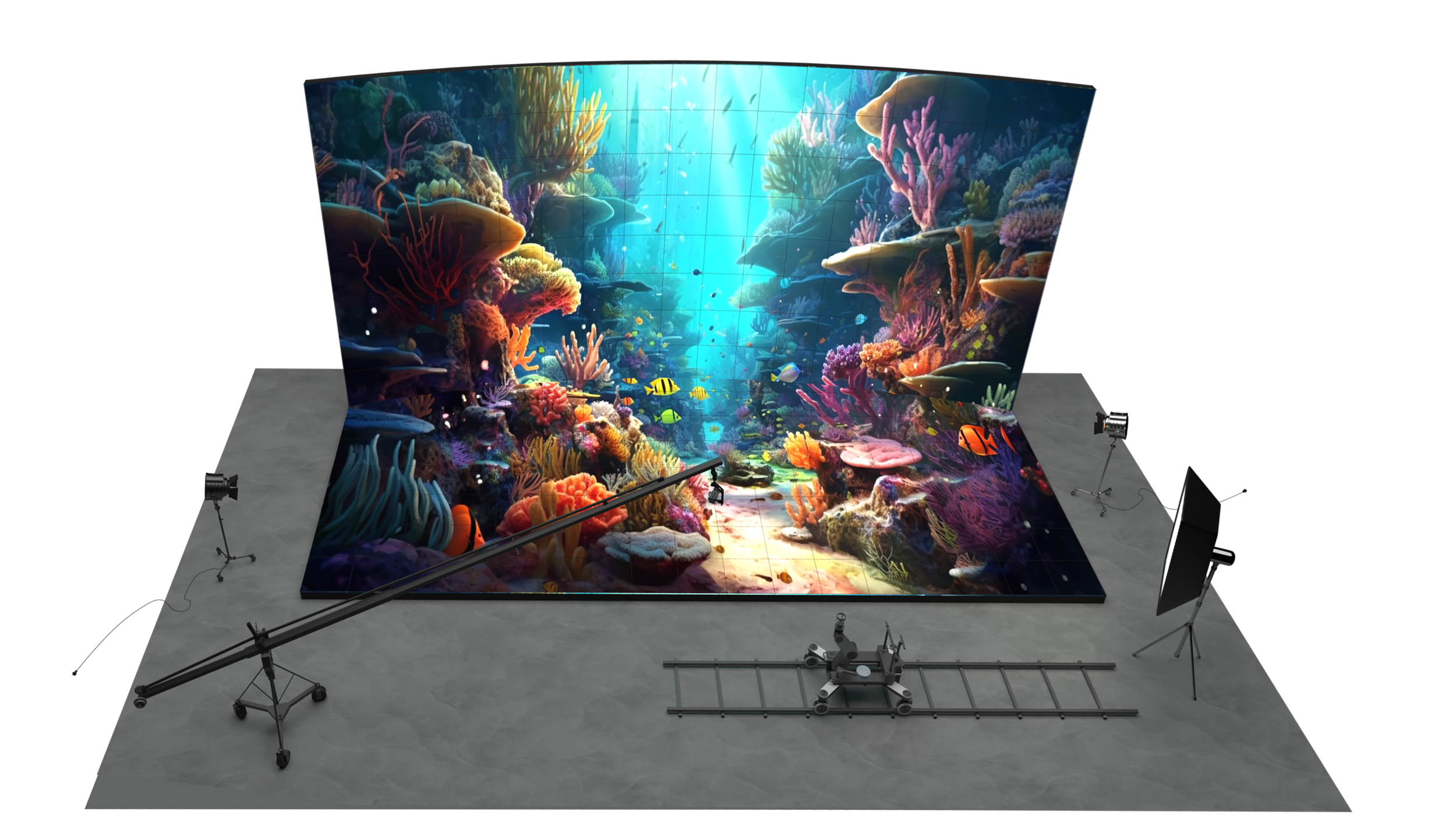 Image of LED Display for VR Production, Extended Reality(XR) and Film Studios