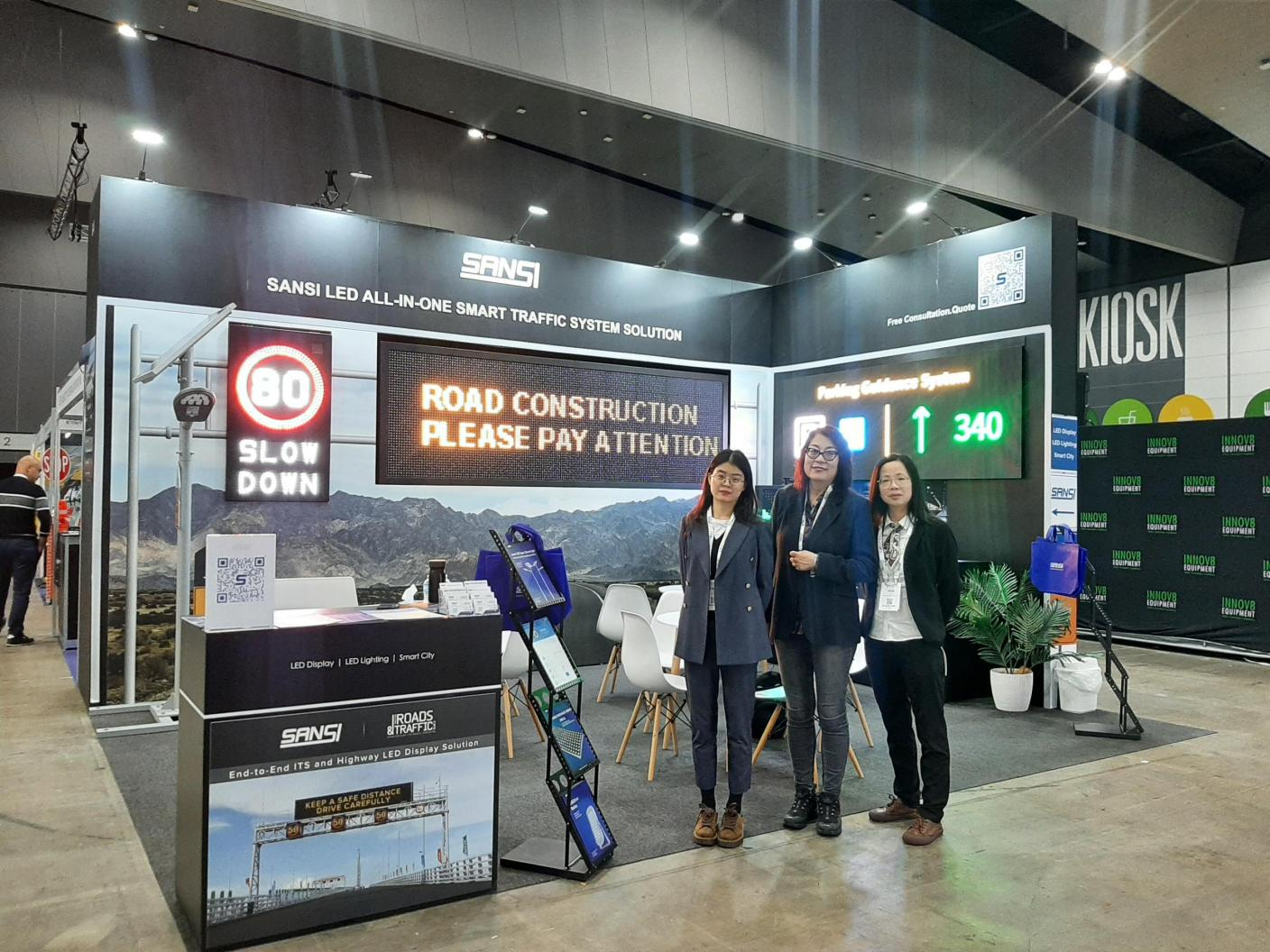 Image of Sansi LED Debuting at National Roads & Traffic Expo Melbourne 2024 and Exhibiting All-in-One Smart Traffic LED VMS Solution