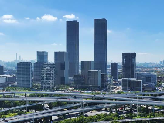 Image of Sansi Full-Scenario High-End Display Solutions Deployed at Zhangjiang Science Gate | Illuminating a New Icon for Sci-Tech Landmarks