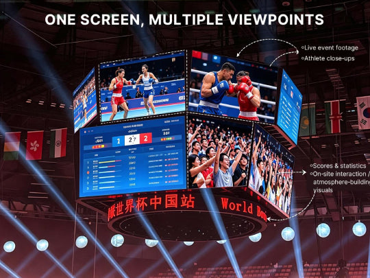 Image of Sansi LED Lights Up the Central Bucket-Shaped Scoreboard at Guiyang Olympic Sports Center Gymnasium, Supporting Its Grand Opening Debut
