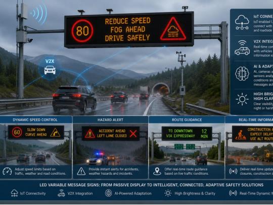 Image of The Evolution of LED Road Signage in 2026: From Illuminated Guides to Intelligent Traffic Partners