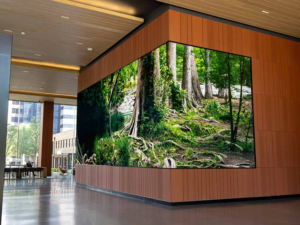 Image of El videowall de arte digital QUAD
